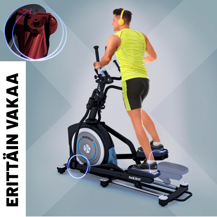 MAXXUS Crosstrainer CX 7.8 Magneettivastuksella 26kg Vauhtipyörällä