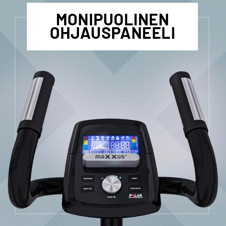 MAXXUS Crosstrainer CX 7.8 Magneettivastuksella 26kg Vauhtipyörällä