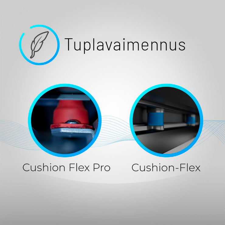 MAXXUS Juoksumatto RunMaxx 90 Pro LCD-Näytöllä Kaksoispehmustejärjestelmällä Max. 150kg