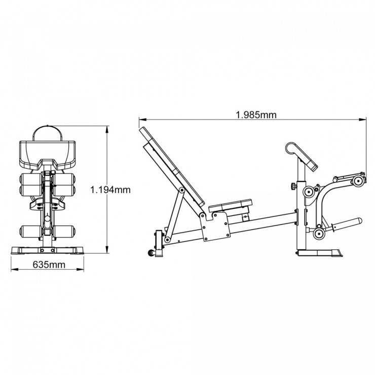 MAXXUS Smith-Laite 8.1 / Kuntokeskus Säädettävällä Painopenkillä Ø 50/51mm Levypainoille