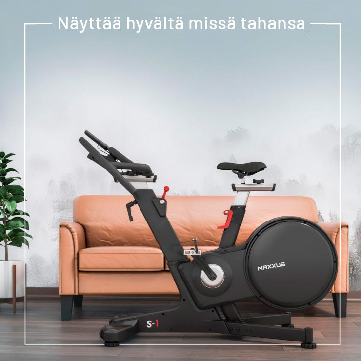 MAXXUS Kuntopyörä S1 Harjoitustietokoneella LCD-Näyttö 18kg Vauhtipyörä