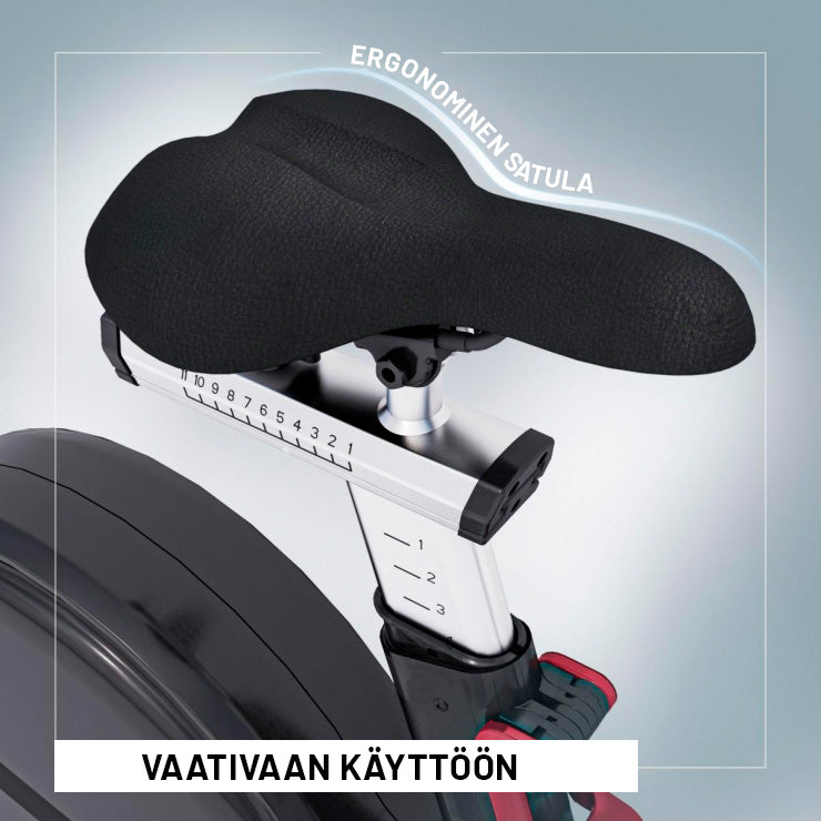 MAXXUS Kuntopyörä S1 Harjoitustietokoneella LCD-Näyttö 18kg Vauhtipyörä