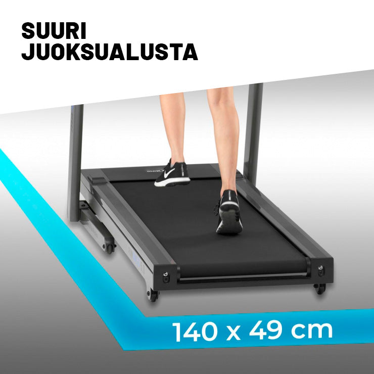 MAXXUS Juoksumatto RunMaxx 5.0 Kokoontaitettava LCD-Näyttö Max. 120kg