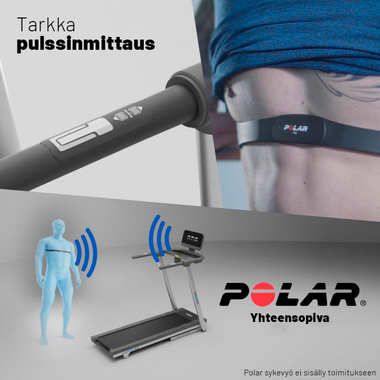 MAXXUS Juoksumatto RunMaxx 5.0 Kokoontaitettava LCD-Näyttö Max. 120kg