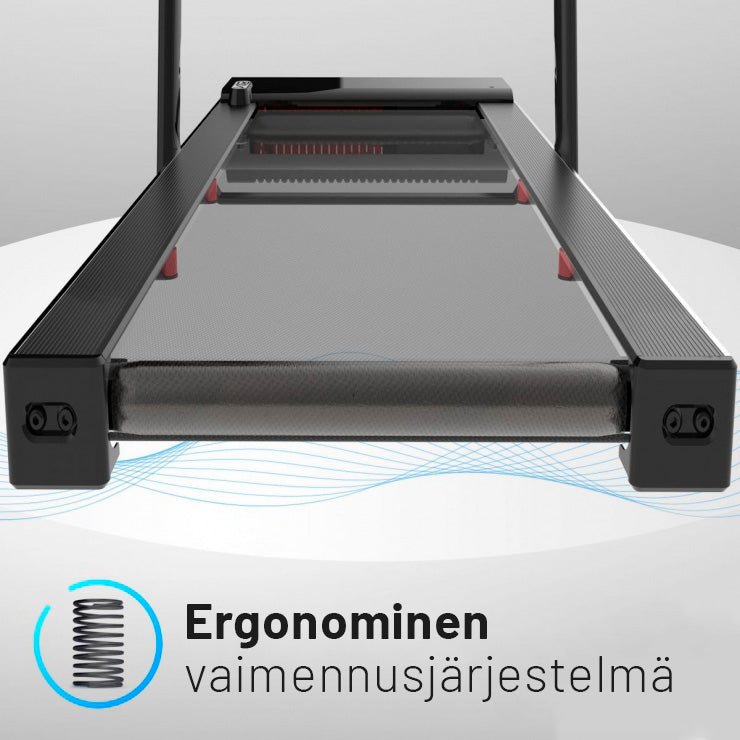 MAXXUS Juoksumatto M8 Punainen Kokoontaitettava Max. 100kg