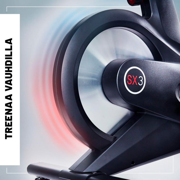 MAXXUS Kuntopyörä SX 3 Säädettävä Harjoitustietokoneella 4kg Vauhtipyörällä LCD-Näyttö