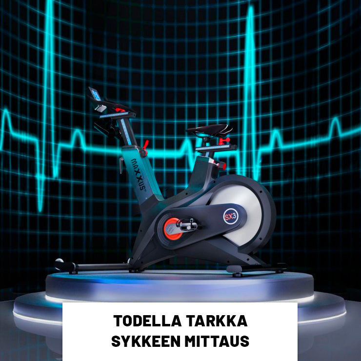 MAXXUS Kuntopyörä SX 3 Säädettävä Harjoitustietokoneella 4kg Vauhtipyörällä LCD-Näyttö