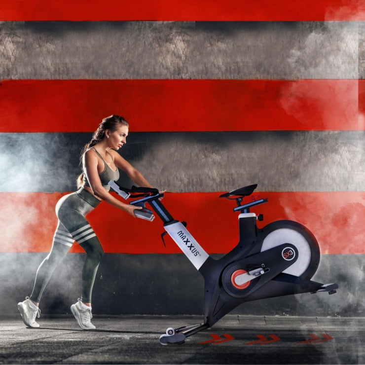 MAXXUS Kuntopyörä SX 3 Säädettävä Harjoitustietokoneella 4kg Vauhtipyörällä LCD-Näyttö