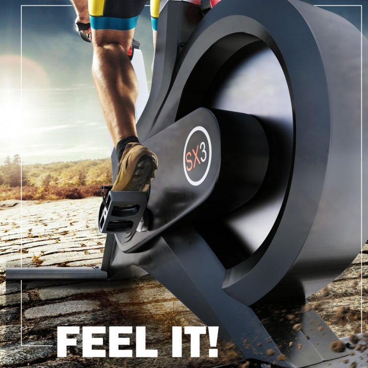 MAXXUS Kuntopyörä SX 3 Säädettävä Harjoitustietokoneella 4kg Vauhtipyörällä LCD-Näyttö