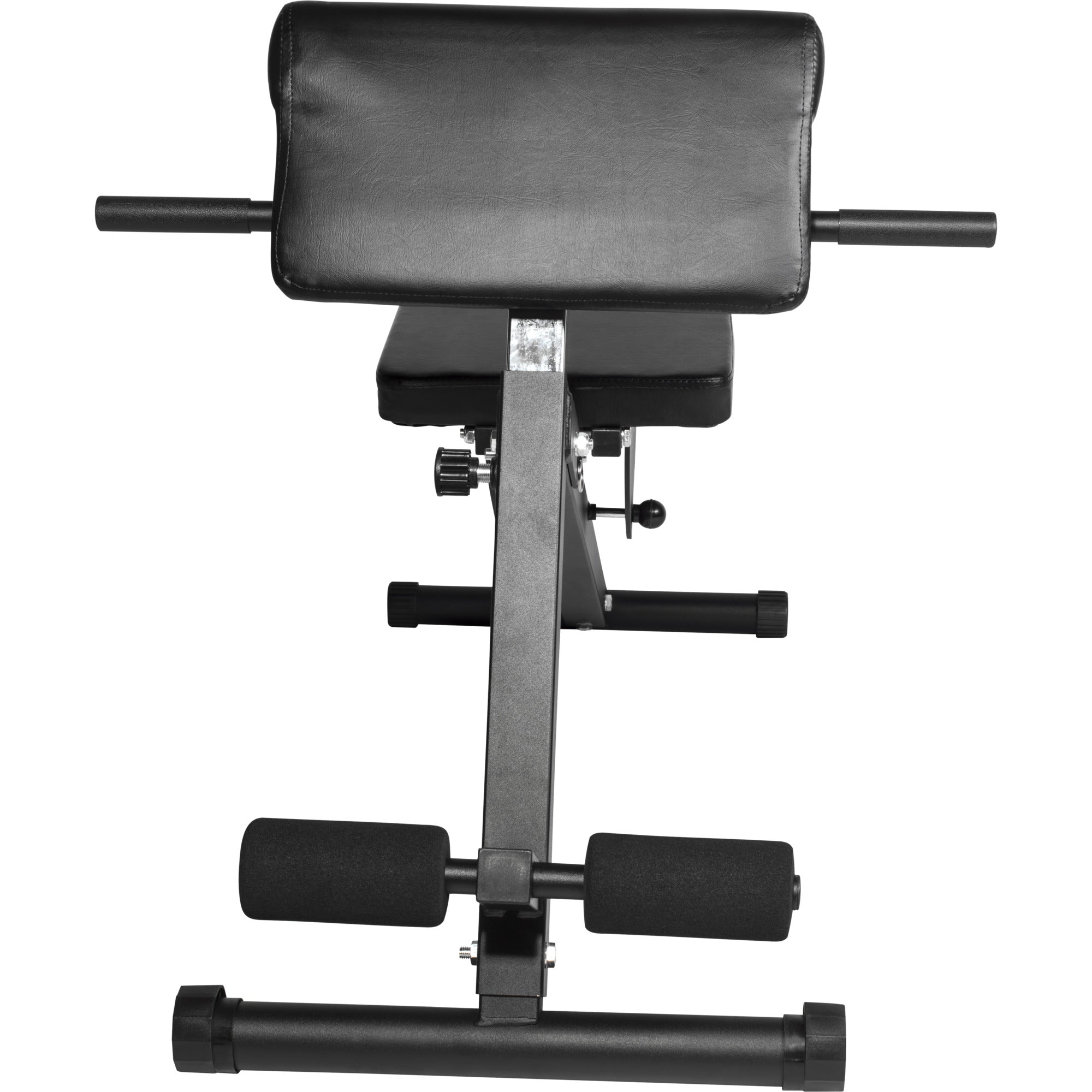 Säädettävä Vatsa-Selkälihaspenkki / Treenipenkki 131x71x95,5cm Teräs Musta