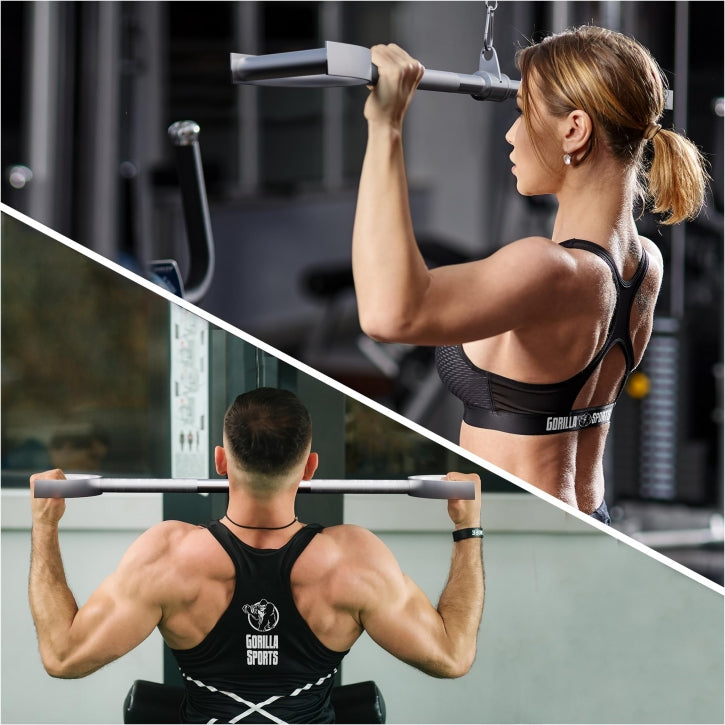 Suora Lapiokahvatanko Vetotanko Taljaan 76cm, 4.5kg, Max. 200kg Kromi