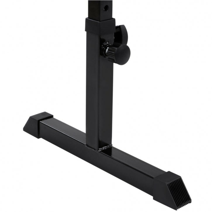 Physionics Tasapenkki Säädettävä 103x47x44-57cm Max. 200kg Musta