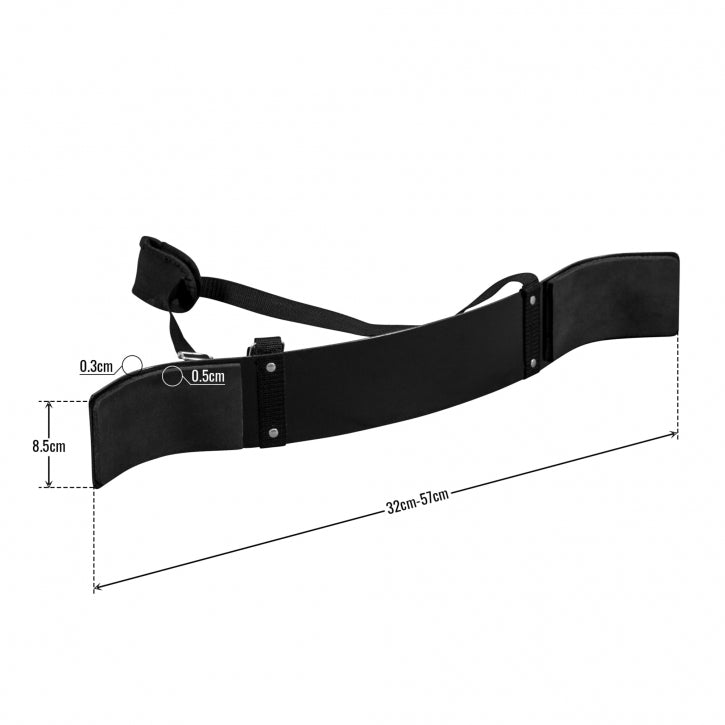 Arm Blaster Hauistuki Niskatuella 32-57cm x 8,5cm Teräs, Neopreeni