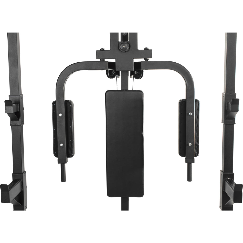 Monipuolinen Kuntokeskus Säädettävällä Vinopenkillä Ø 30/31mm Levypainoille 237x119x209,5cm