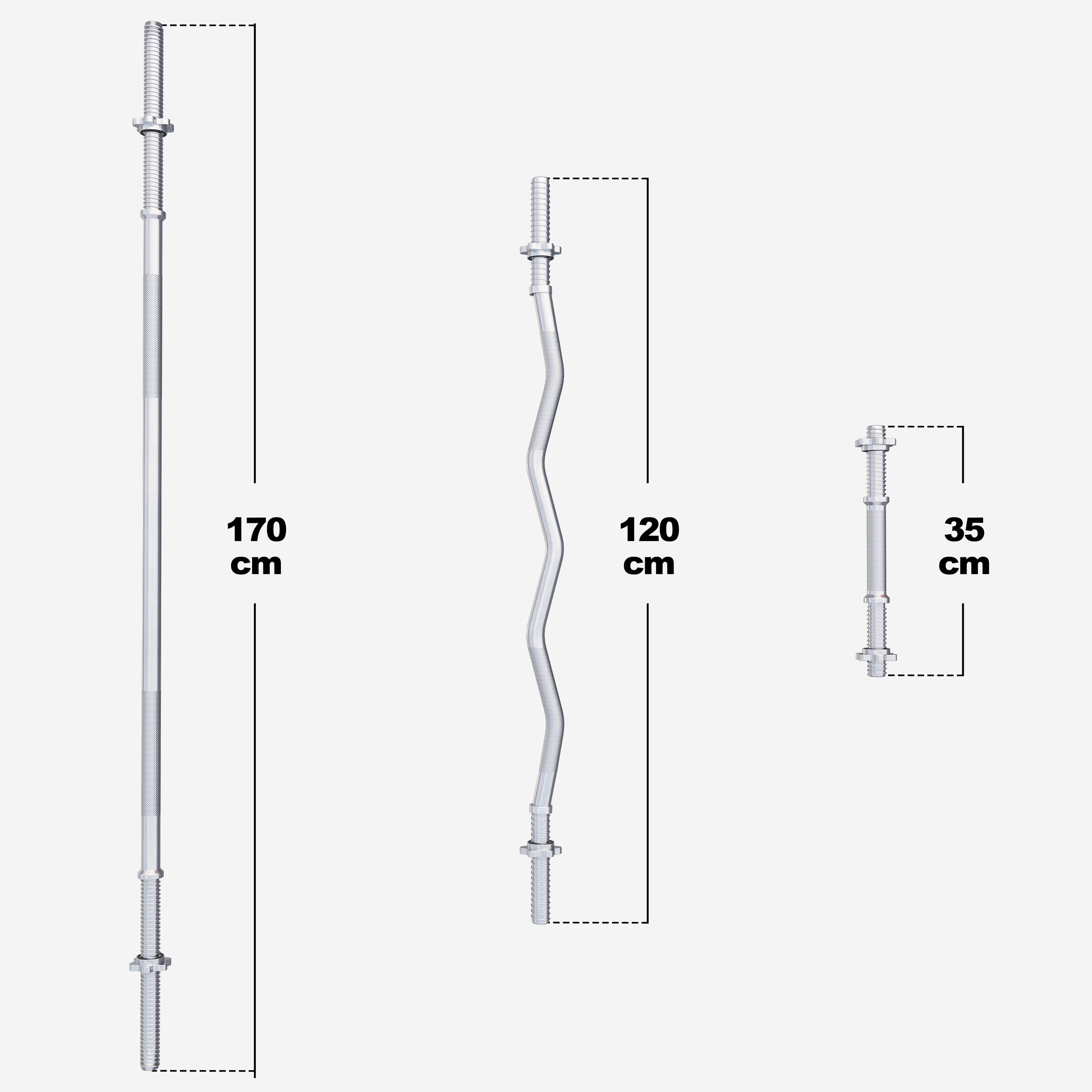 Levytankosarja 100 kg (Ø 30/31 mm) – vinyyliset levypainot + suora tanko 170 cm, EZ-tanko 120 cm & käsipainotangot 35 cm