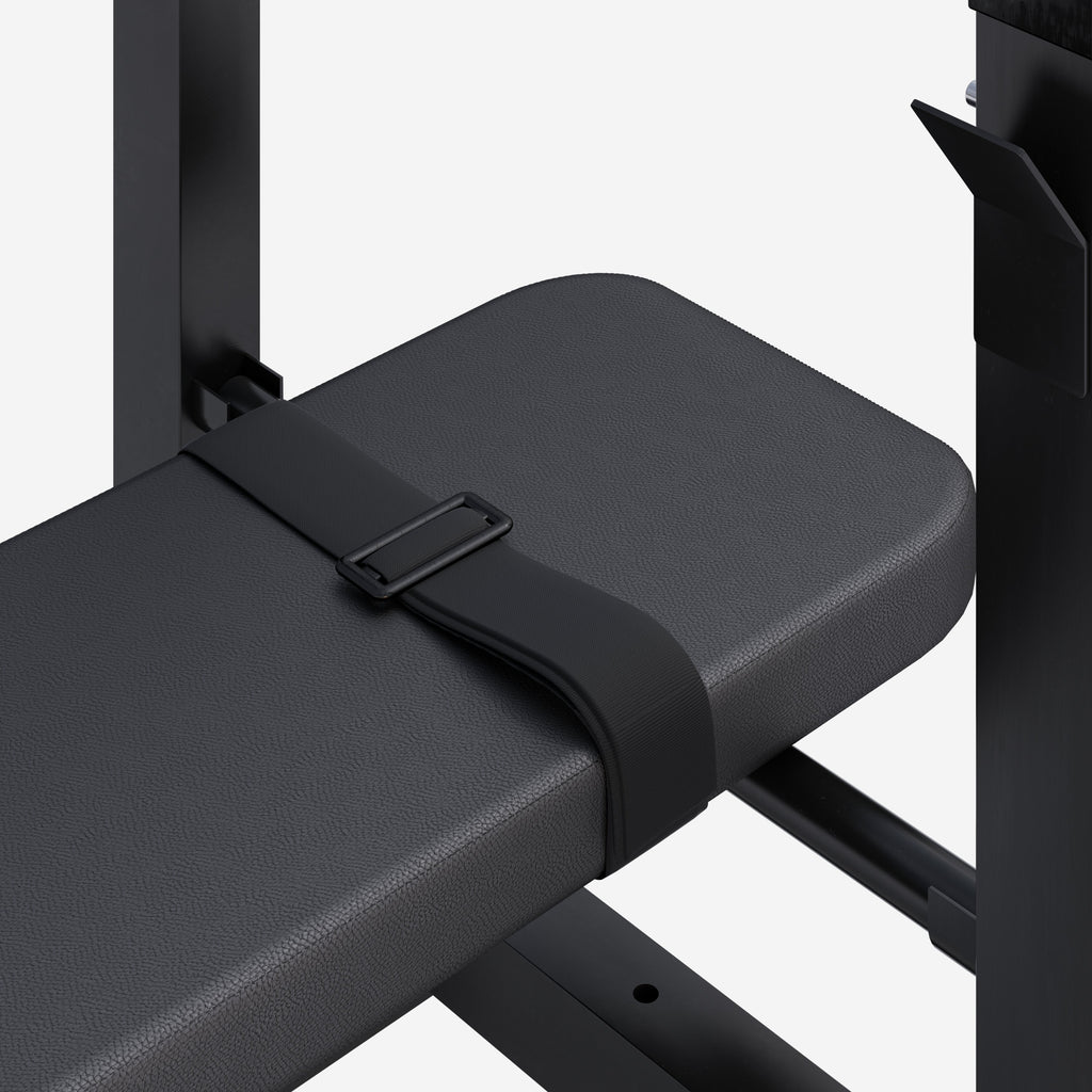 Säädettävä Punnerruspenkki Dippikahvoilla 118x54,5x92-112cm Max. 200kg Musta