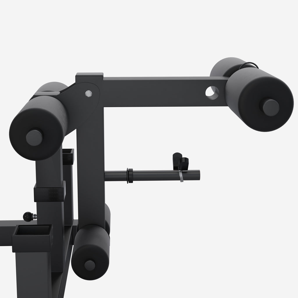 Monipuolinen Säädettävä Painonnostopenkki Black Edition + Painot Vinyylinen Levytankosarja 100kg