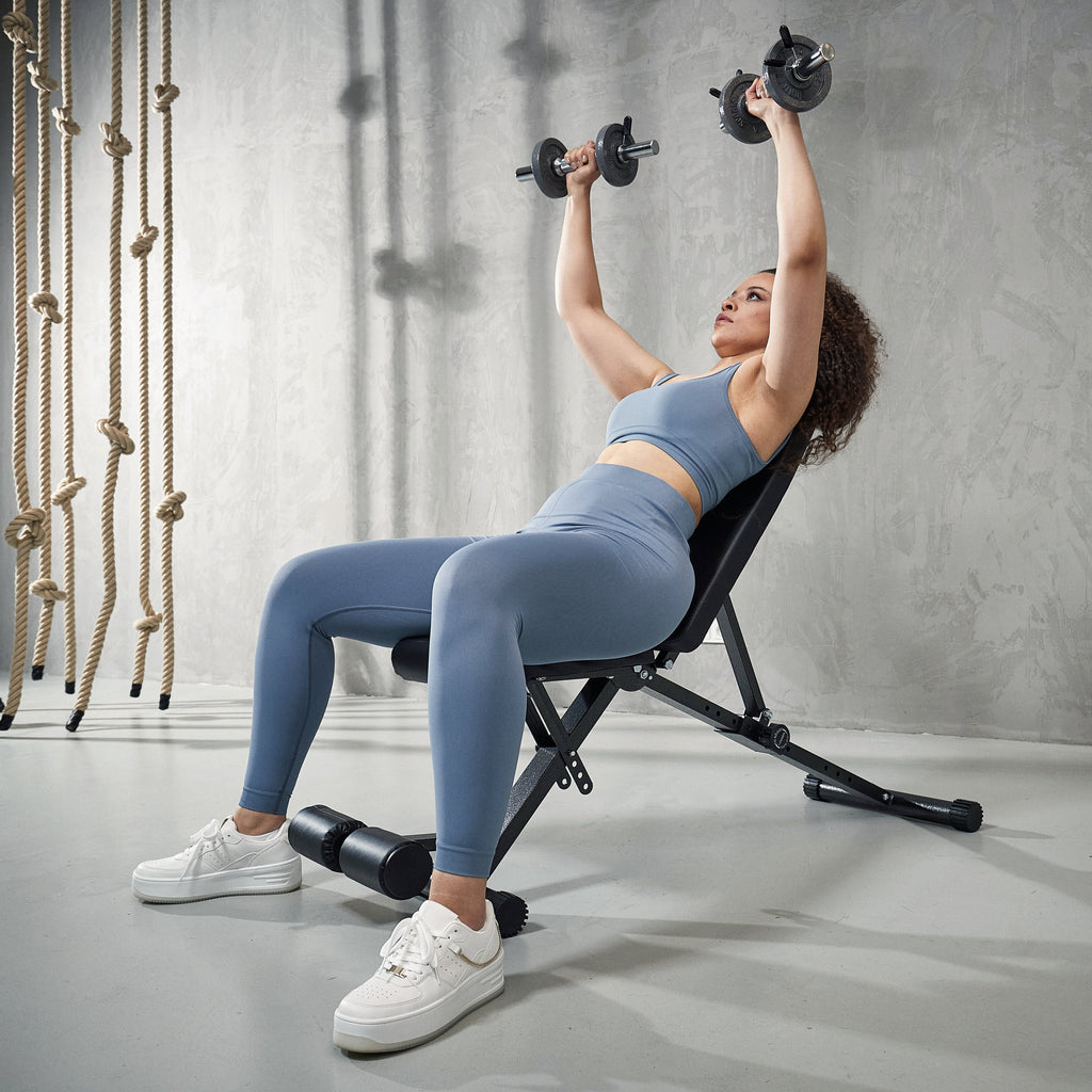 Säädettävä Vinopenkki Jalkatuella 145x46x120cm Max. 200 kg Musta