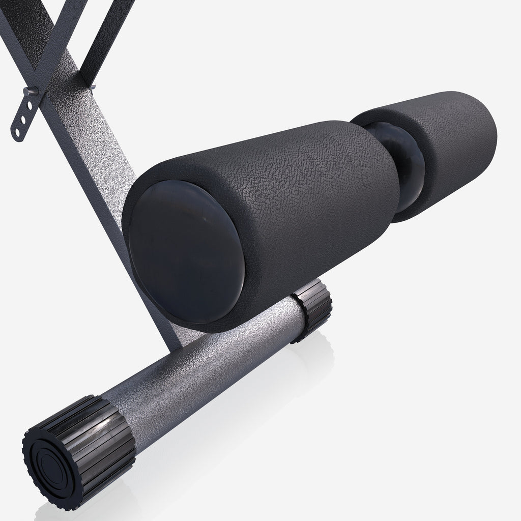 Säädettävä Vinopenkki Jalkatuella 145x46x120cm Max. 200 kg Musta