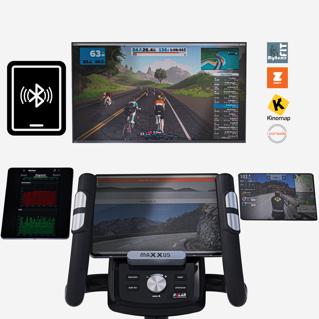 MAXXUS Crosstrainer CX 6.1 Magneettivastuksella 29kg Vauhtipyörällä