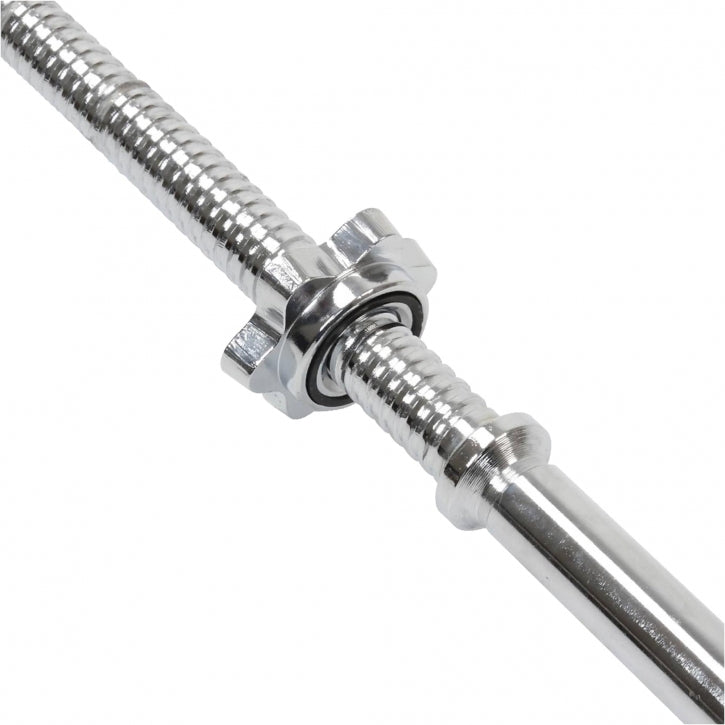 Physionics Suora Levytanko Kierrelukoilla 120cm, Ø 30mm, 6,6kg, Kromi