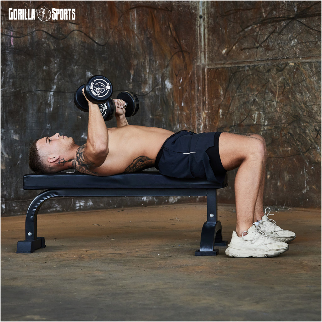 Heavy Duty Harjoituspenkki / Tasapenkki  112x57,5x43cm Max. 400kg Musta