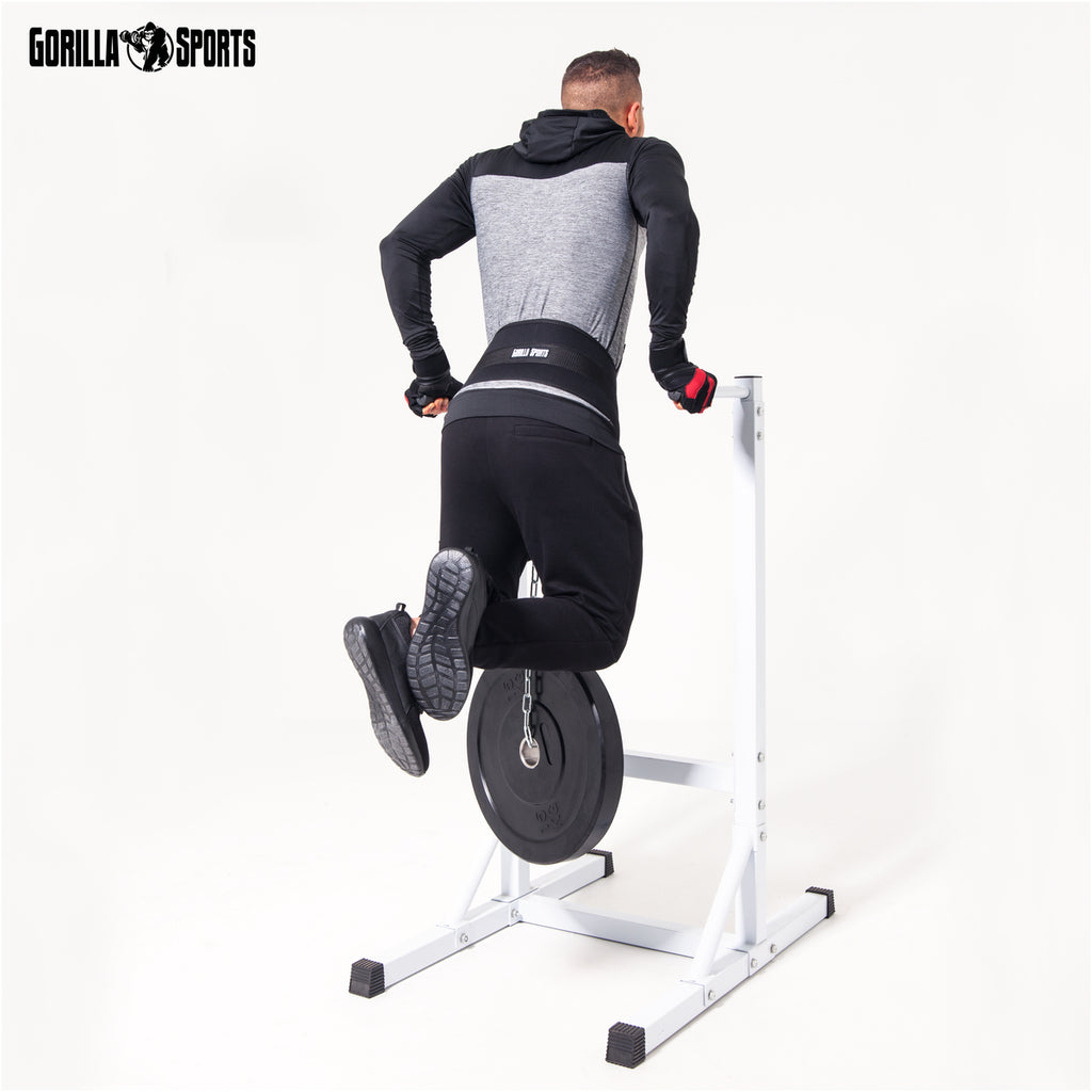 Dippivyö / Lisäpainovyö 94x16x0,5cm Max. 100kg Nailon/Teräs Musta