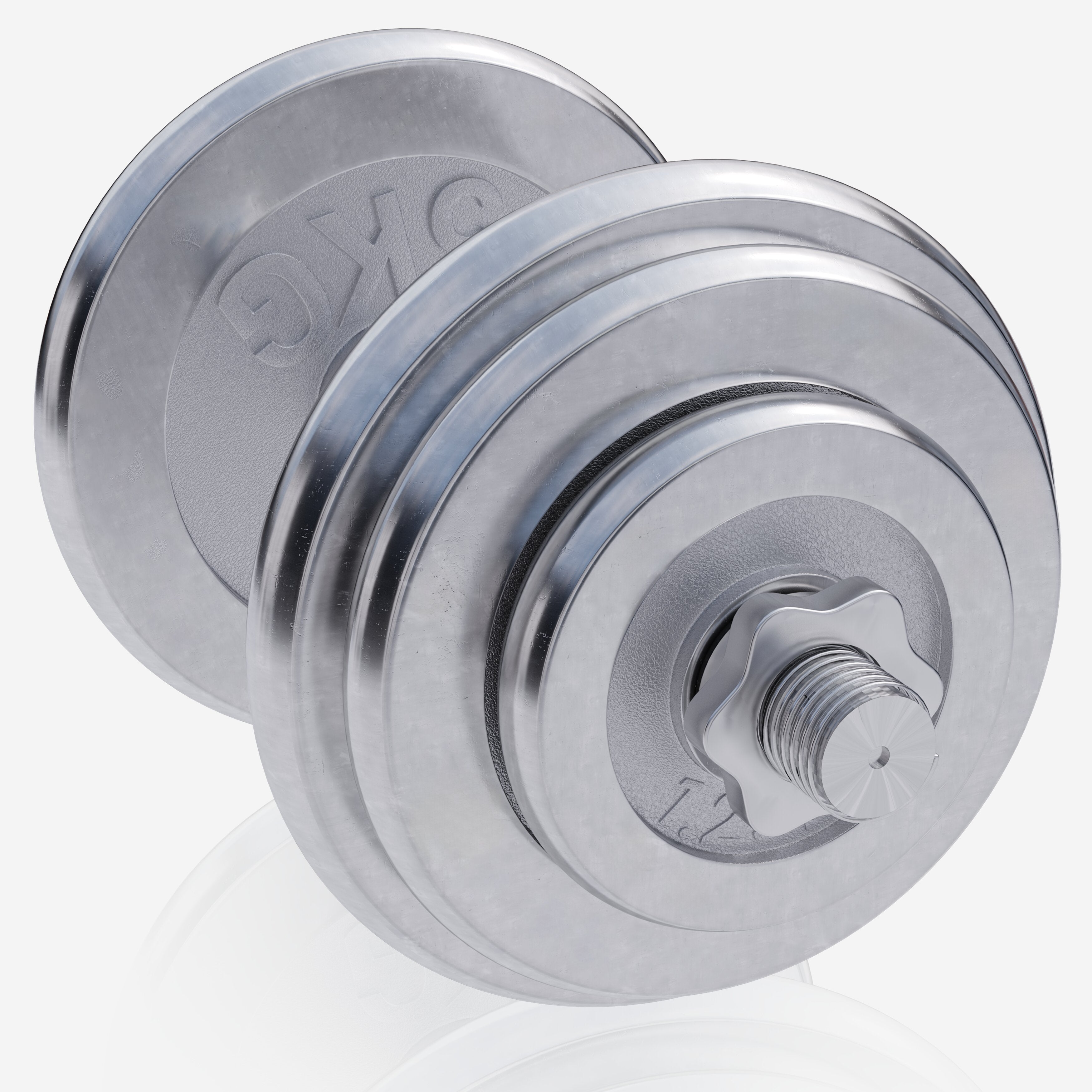 Levytankosarja 70kg / Kromatut Levypainot + EZ Kulmatanko 120cm Ja Käsipainotangot 35cm, Ø 30/31mm