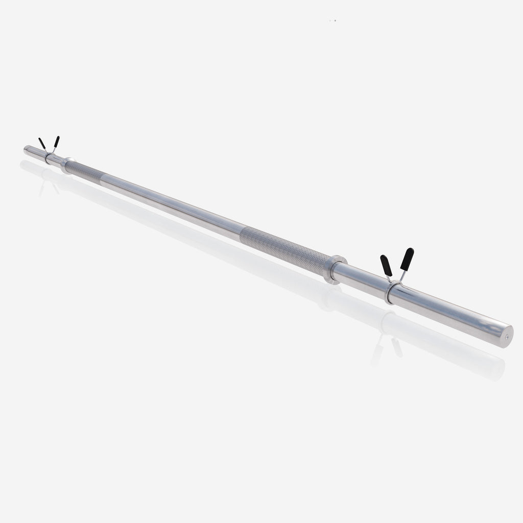 Suora Levytanko / Painonnostotanko Jousilukoilla 150cm, Ø 30mm, 9.5kg Kromi