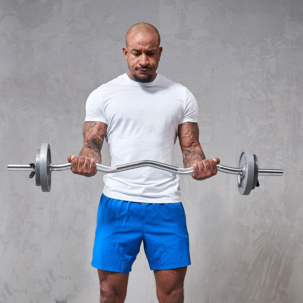 Hauistanko Jousilukoilla EZ Kulmatanko 120cm, Ø 30mm, 8kg Kromi