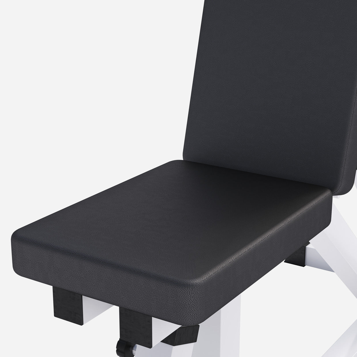 Säädettävä Vinopenkki / Treenipenkki 119x56x48-117cm Max. 200kg Valkoinen