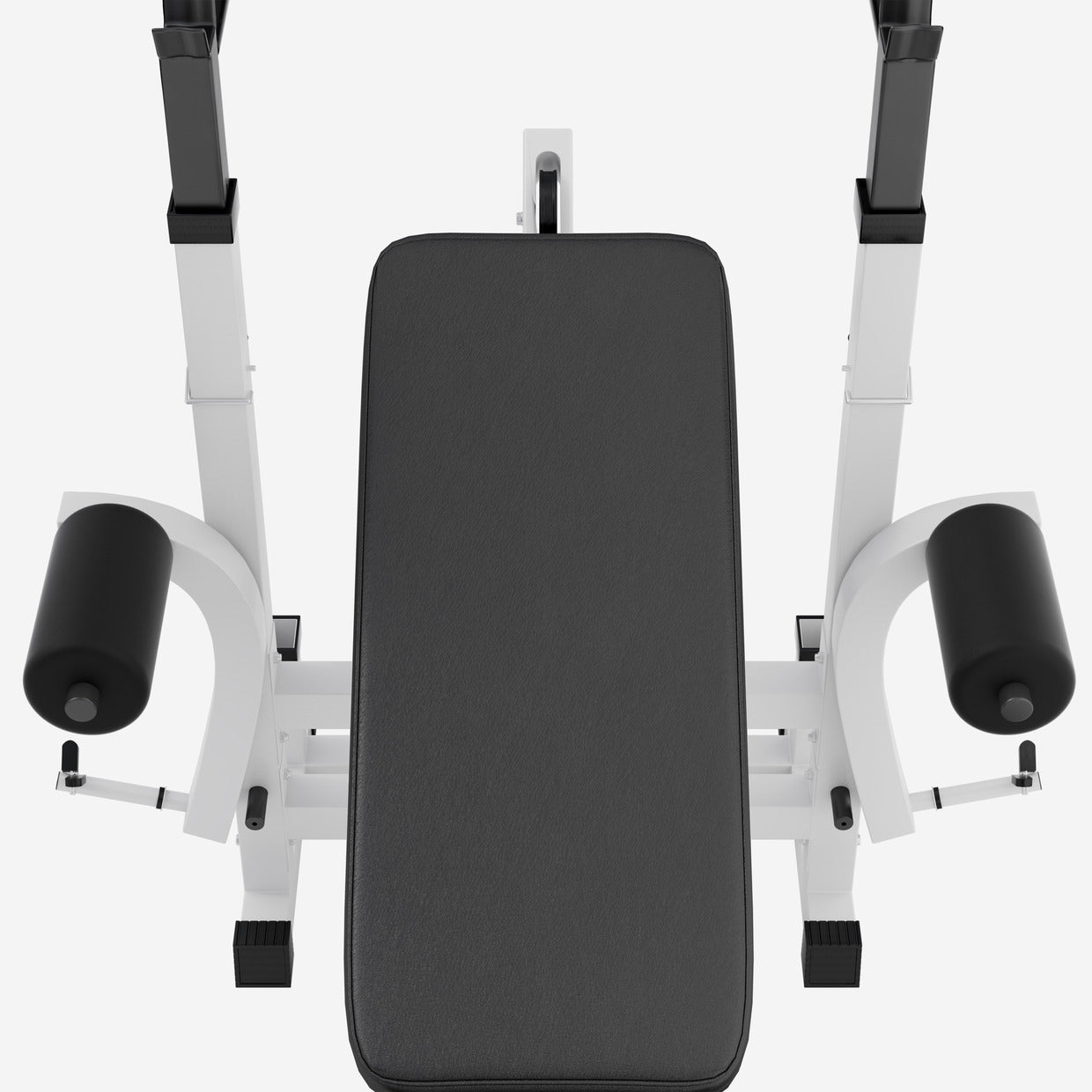 Säädettävä Monitoimipenkki / Painonnostopenkki Ø 30/31mm Levypainoille Max. 280kg Valkoinen