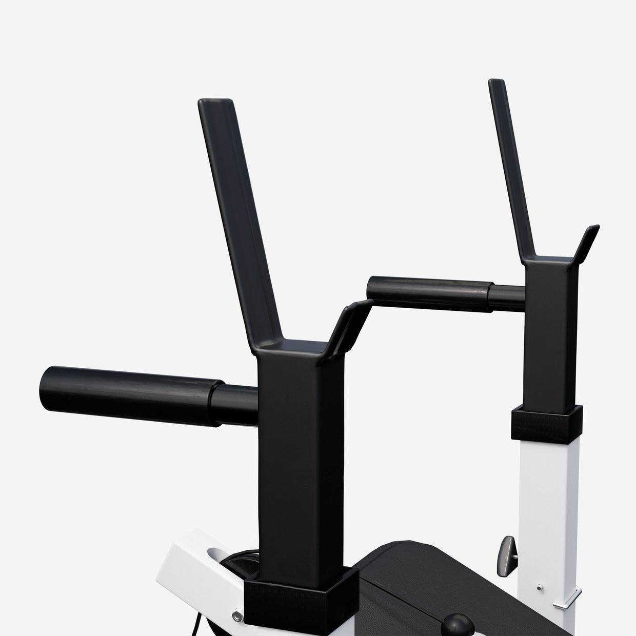 Säädettävä Monitoimipenkki / Painonnostopenkki Ø 30/31mm Levypainoille Max. 280kg Valkoinen