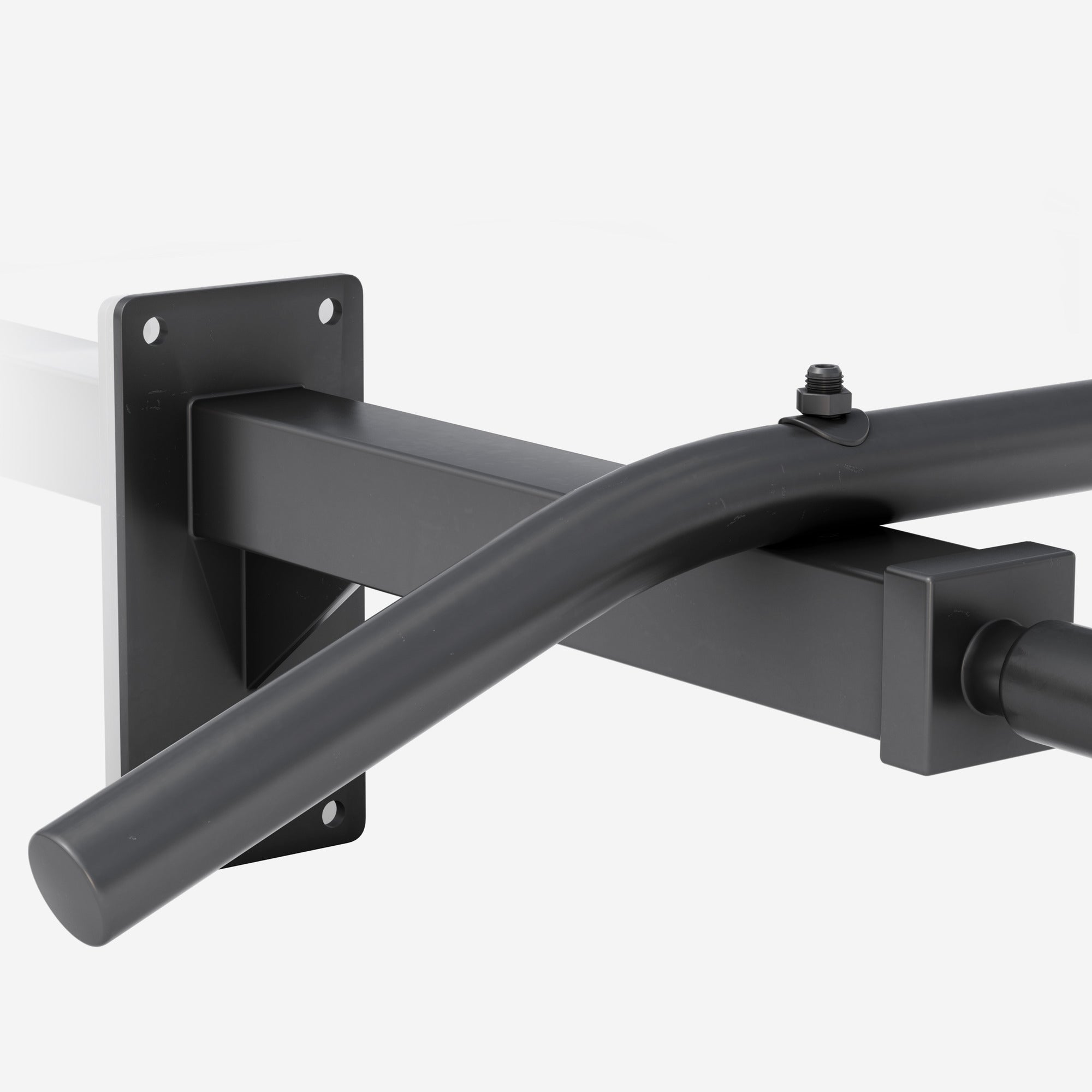 Seinään Kiinnitettävä Leuanvetotanko 101x51x20cm Teräs Musta