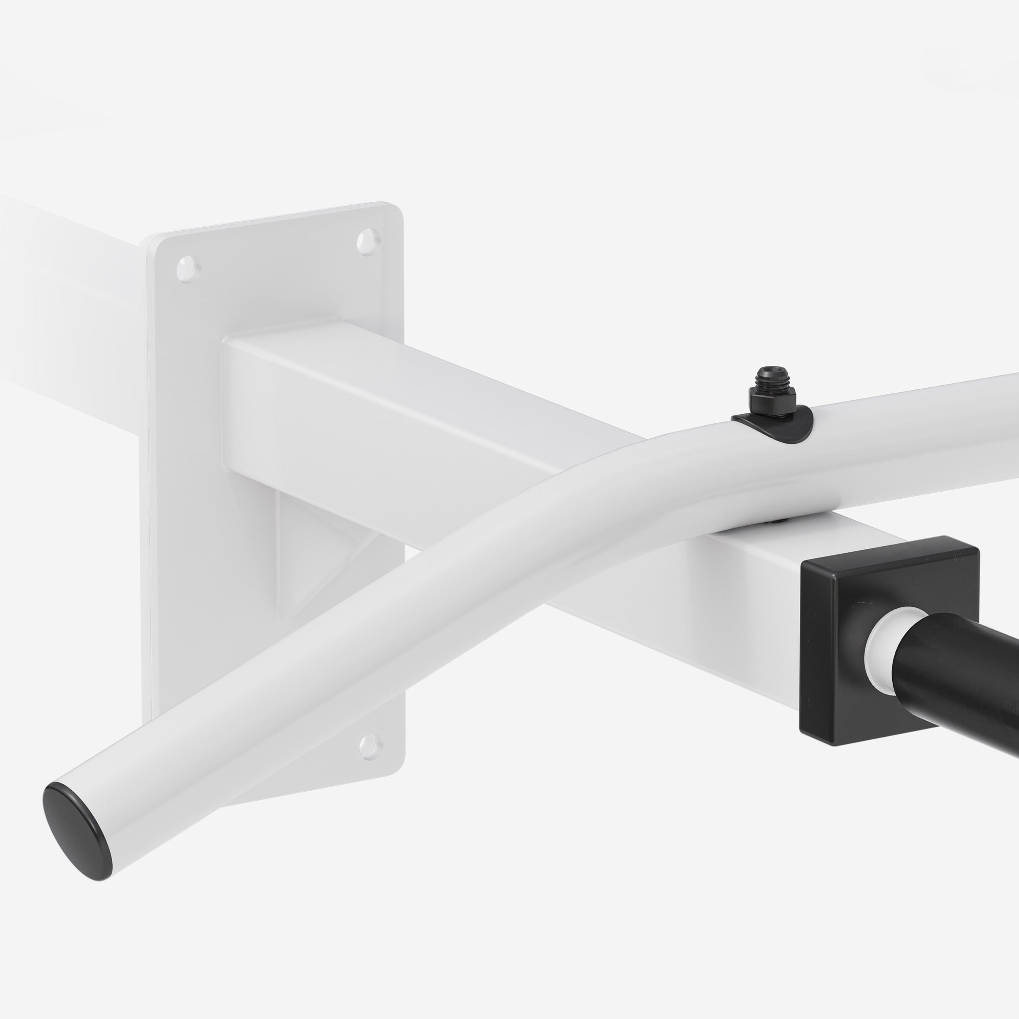 Seinään Kiinnitettävä Leuanvetotanko 101x51x20cm Teräs Valkoinen