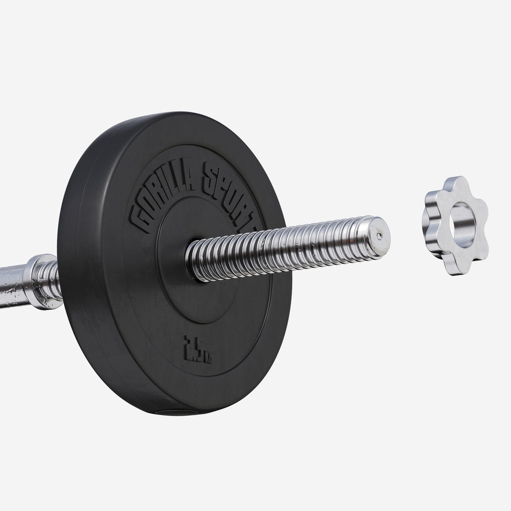 Levypaino 2,5kg, 30mm Vinyylipaino, Musta