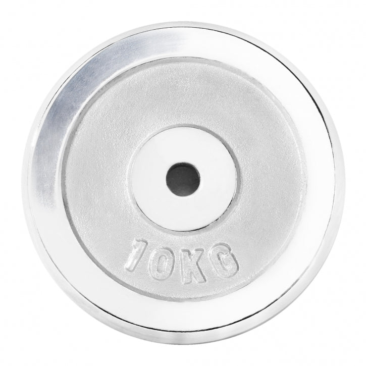 Levypaino 10kg, 30mm Rautainen Levypaino, Kromi