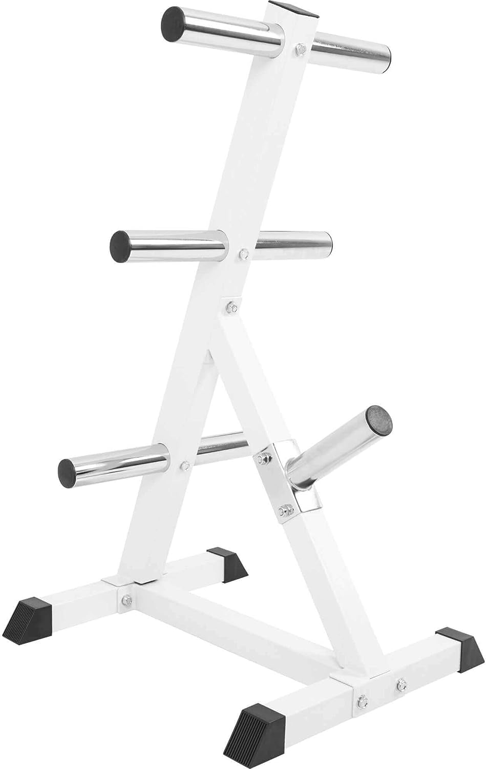 Levypainoteline, Ø 50mm, 350kg, Valkoinen