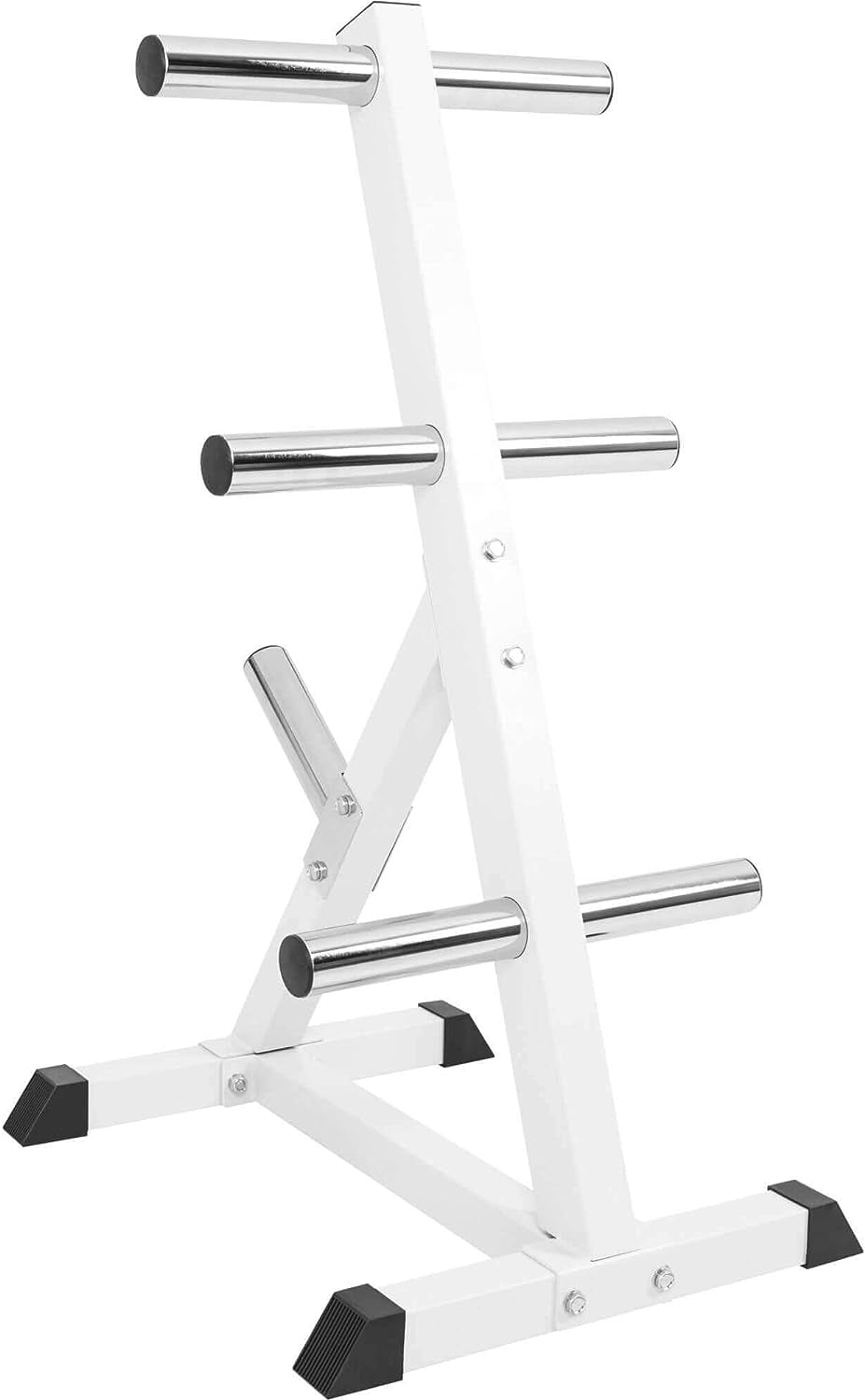 Levypainoteline, Ø 50mm, 350kg, Valkoinen