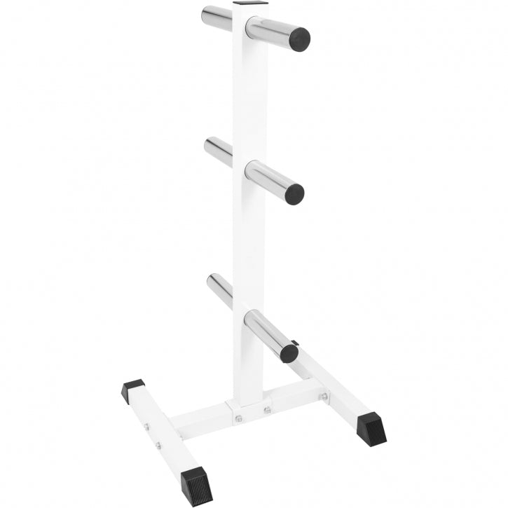 Levypainoteline, Pystymallinen, Ø 50mm, 350kg, Valkoinen