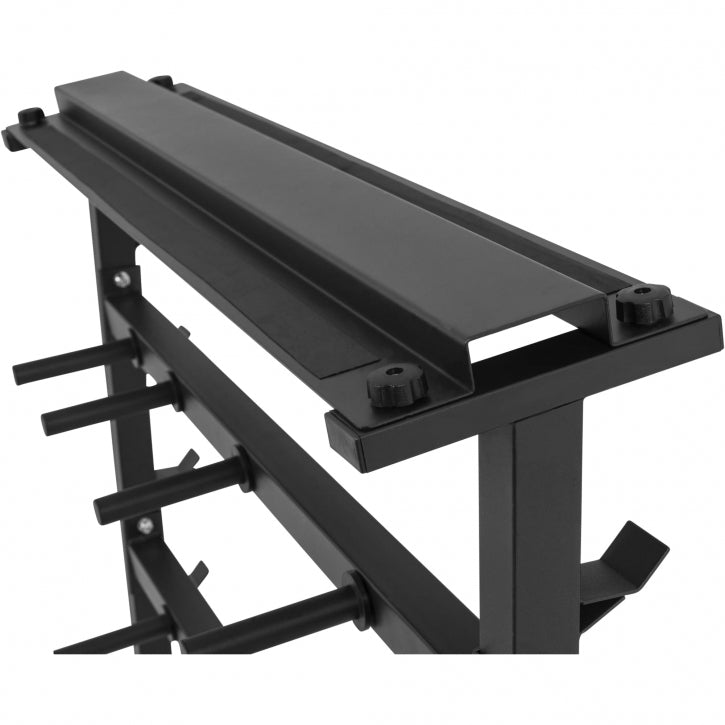 Painoteline, Levy- ja Käsipainoille sekä Levytangoille, Ø 30mm, 400kg, Musta