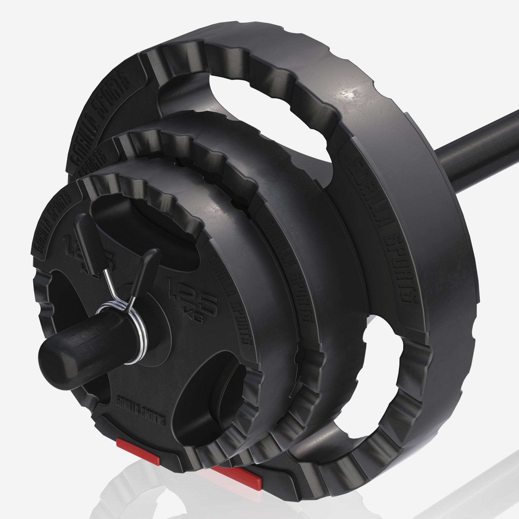 Pump Setti 20kg, Vinyylinen Bodypumpsetti Tri Grip Levypainoilla, Tanko 130cm, Ø 30/31mm