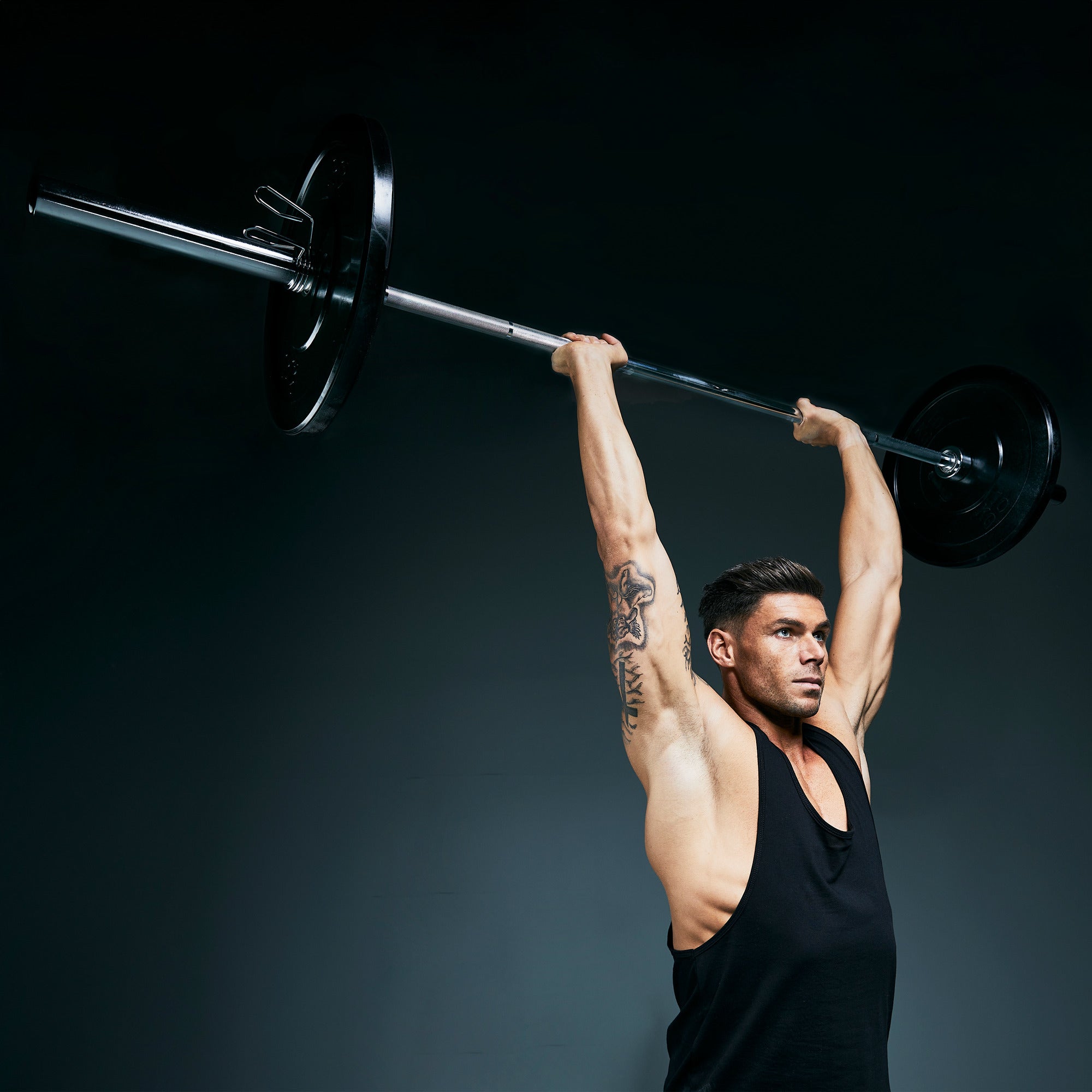 Olympia Levypainotanko Jousilukoilla 218cm, Ø 50mm, 19kg Kromi