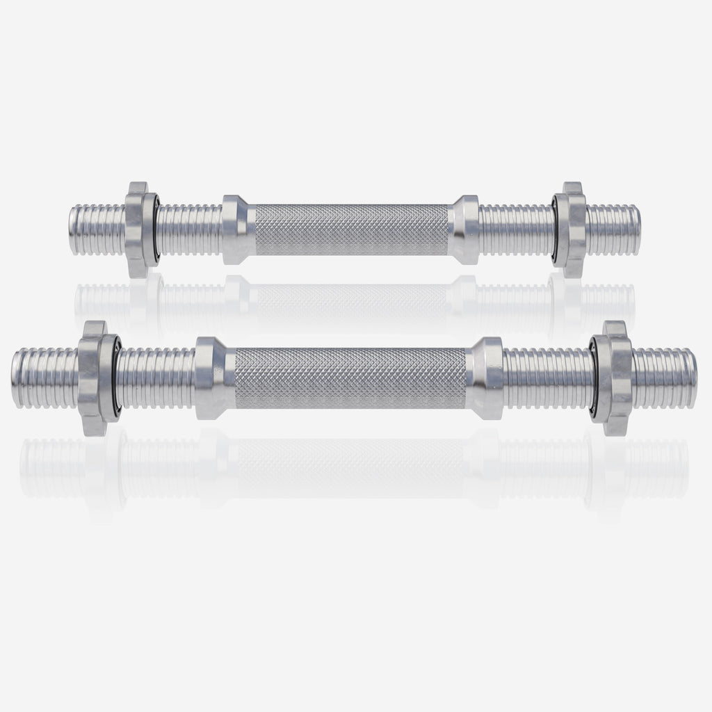 Käsipainotangot Kierrelukoilla Ø 30mm Levypainoille 35cm, 2,5kg, 2kpl Kromi