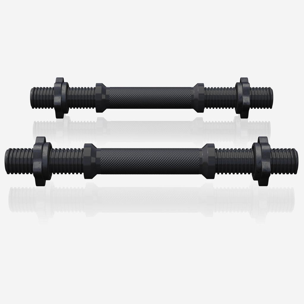 Käsipainotangot Kierrelukoilla Ø 30mm Levypainoille 35cm, 2,5kg, 2kpl Musta