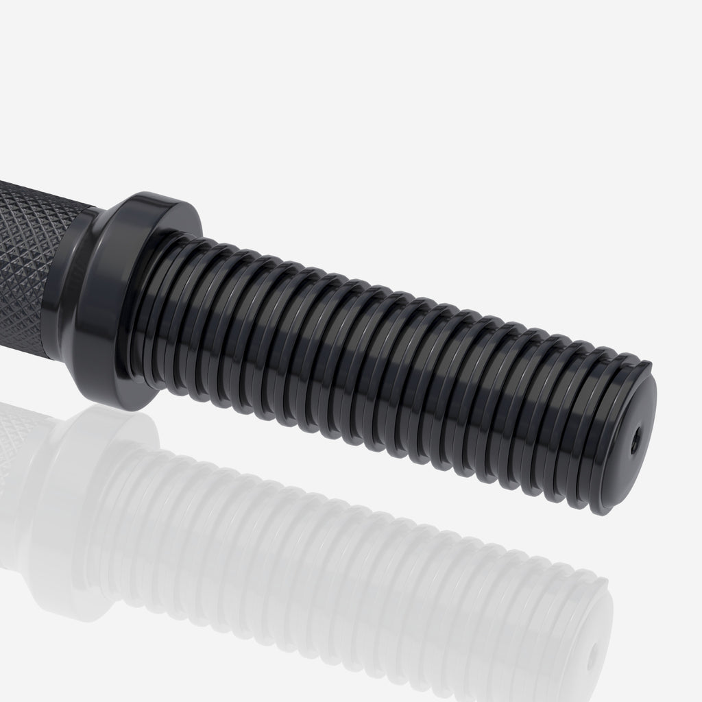 Käsipainotangot Kierrelukoilla Ø 30mm Levypainoille 35cm, 2,5kg, 2kpl Musta