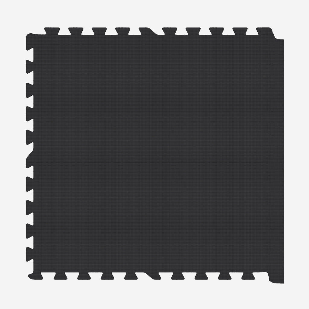 Suojamatto / Palamatto, 6 Palaa + 12 Reunapalaa 60x60x1,2cm EVA-Vaahtomuovi Musta