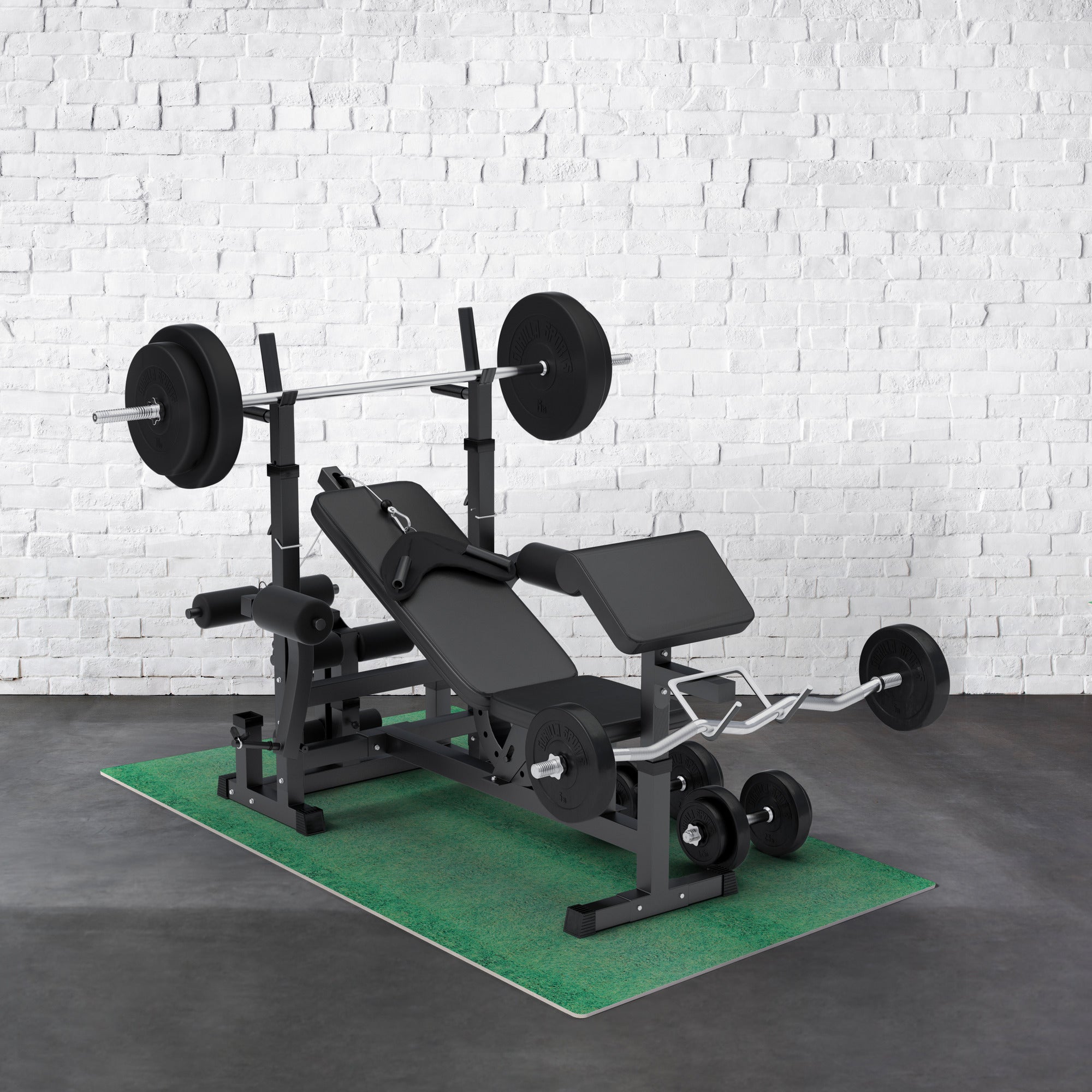 Suojamatto / Palamatto, 6 Palaa + 12 Reunapalaa 60x60x1,2cm EVA-Vaahtomuovi Ruohokuosi