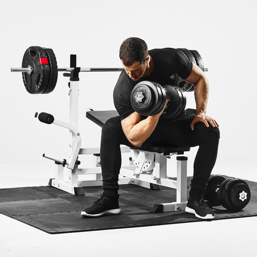 Treenimatto / Palamatto, 8 Palaa 60x60x1,2cm EVA-Vaahtomuovi Musta