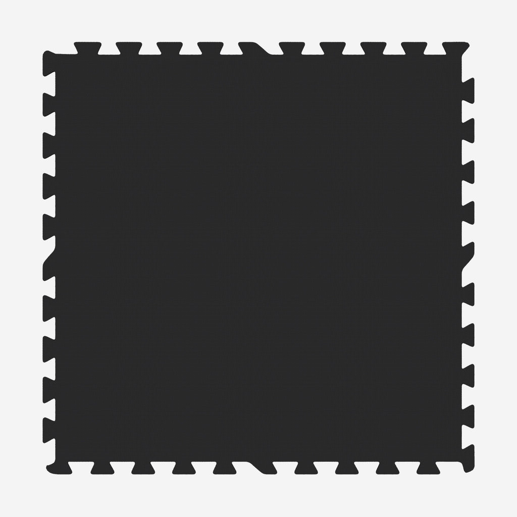 Treenimatto / Palamatto, 8 Palaa 60x60x1,2cm EVA-Vaahtomuovi Musta